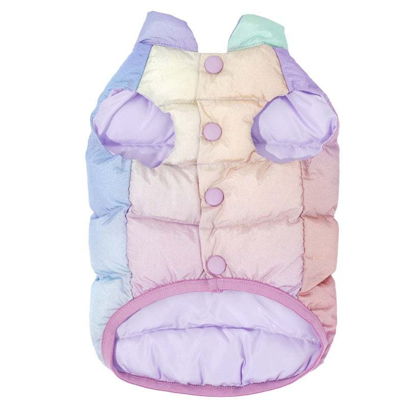 Colorful Warm Pet Vest